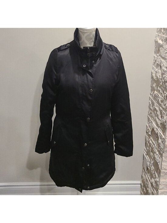 bebe Jackets & Blazers - Bebe Black satin feel jacket